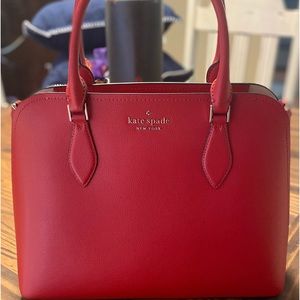 Kate Spade Cherry Red Satchel Handbag 
Brand New Condition